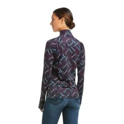 Ariat Lowell 2.0 1/4 Zip Baselayer -Western Fashion-Ariat AriatLowell2ZipBaselayerTeamPrint3