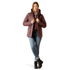 Ariat Sterling Waterproof Insulated Parka -Western Fashion-Ariat AriatSterlingWaterproofInsulatedParkaraisin5