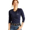 Ariat Subtle T-Shirt -Western Fashion-Ariat AriatSubtleT ShirtNavy1