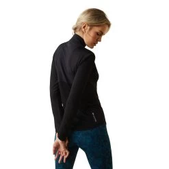 Ariat Womens Breathe 1/4 Zip Baselayer Top -Western Fashion-Ariat AriatWomensBreathequarterZipBaselayerTopblack4