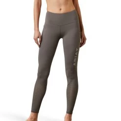 Ariat Womens Eos Full Seat Tights -Western Fashion-Ariat AriatWomensEosFullSeatTightplumgrey3