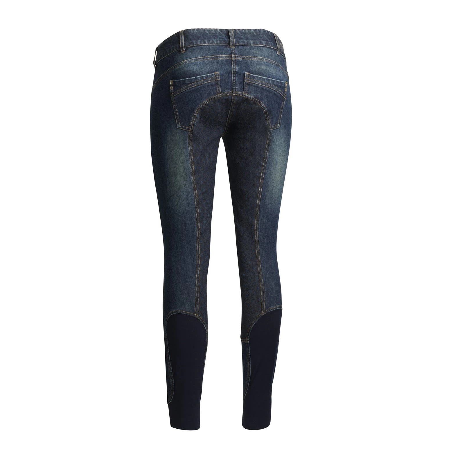 Ariat Womens Halo Denim Full Seat Breeches 5 Ariat Womens Halo Denim Full Seat Breeches - Image 3