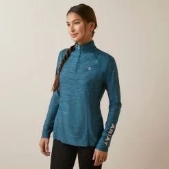 Ariat Womens Laguna 1/4 Zip Long Sleeve Top