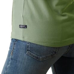 Ariat Womens Prix 2.0 Polo Shirt -Western Fashion-Ariat AriatWomensPrix2.0PoloShirtbasil2