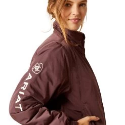 Ariat Womens Stable Team Insulated Jacket -Western Fashion-Ariat AriatWomensStableTeamInsulatedJackethuckleberry3