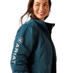 Ariat Womens Stable Team Insulated Jacket -Western Fashion-Ariat AriatWomensStableTeamInsulatedJacketreflectingpond3
