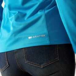 Ariat Womens Sunstopper 2.0 1/4 Zip Top -Western Fashion-Ariat AriatWomensSunstopper2014ZipTopsurf3