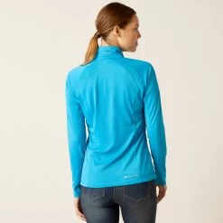 Ariat Womens Sunstopper 2.0 1/4 Zip Top -Western Fashion-Ariat AriatWomensSunstopper2014ZipTopsurf4