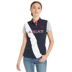 Ariat Womens Taryn Polo Shirt -Western Fashion-Ariat AriatWomensTarynPoloShirtteam1
