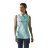 Ariat Womens Taryn Sleeveless Polo Shirt -Western Fashion-Ariat AriatWomensTarynSleevelessPoloShirt1