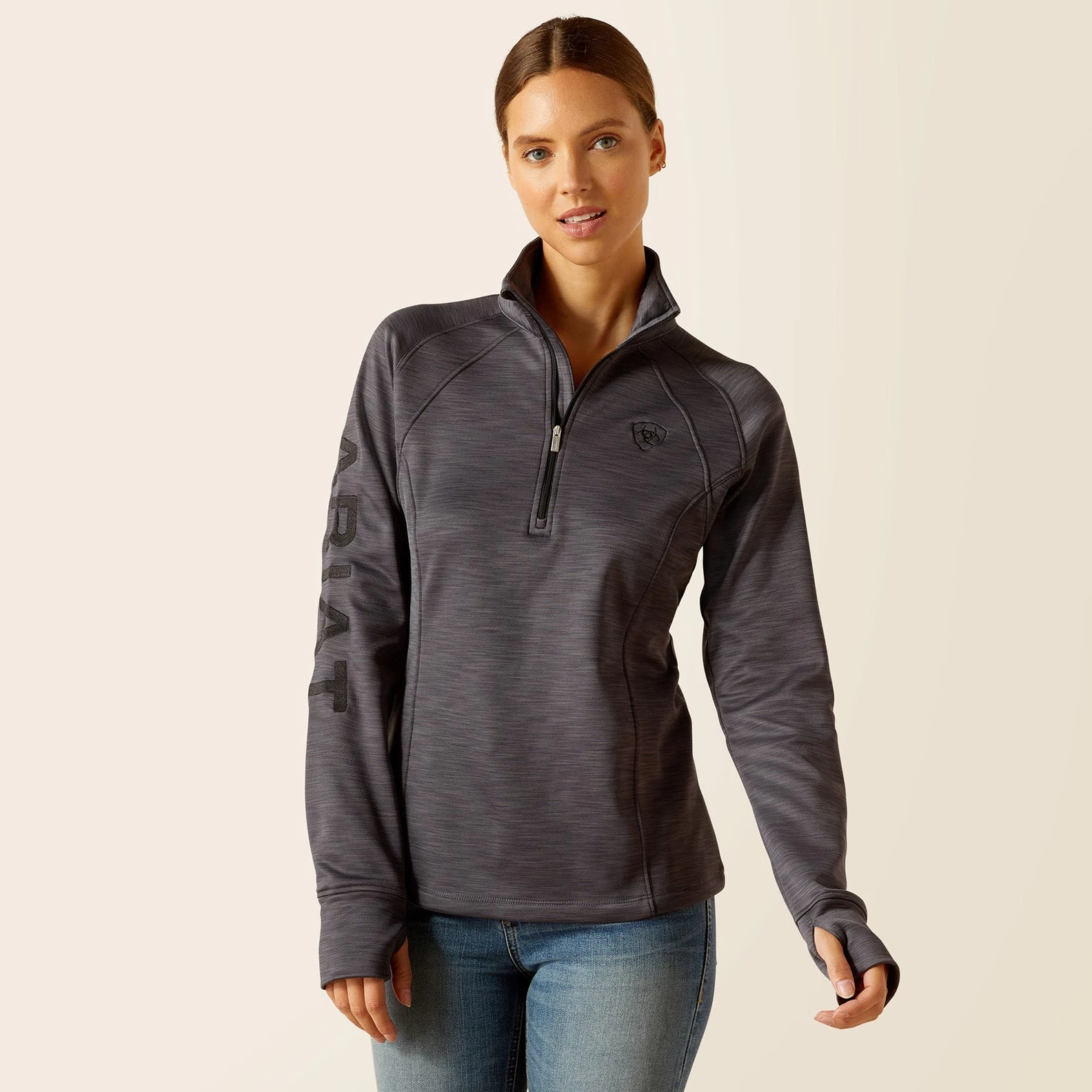 Ariat Womens Tek Team 1/2 Zip Sweatshirt 3 Ariat Womens Tek Team 1/2 Zip Sweatshirt