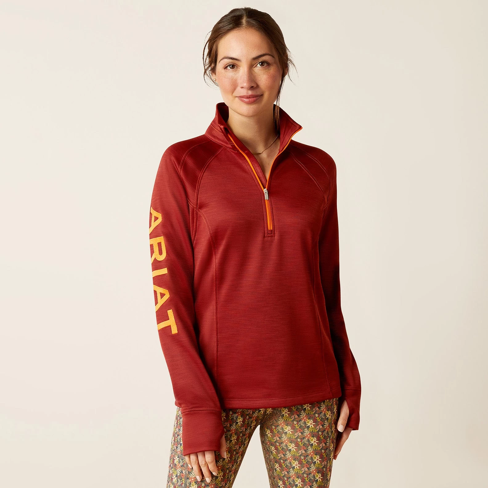 Ariat Womens Tek Team 1/2 Zip Sweatshirt 7 Ariat Womens Tek Team 1/2 Zip Sweatshirt - Image 5