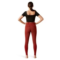 Ariat Womens Tri Factor Grip Full Seat Breeches -Western Fashion-Ariat AriatWomensTriFactorGripFullSeatBreechesfiredbrick3