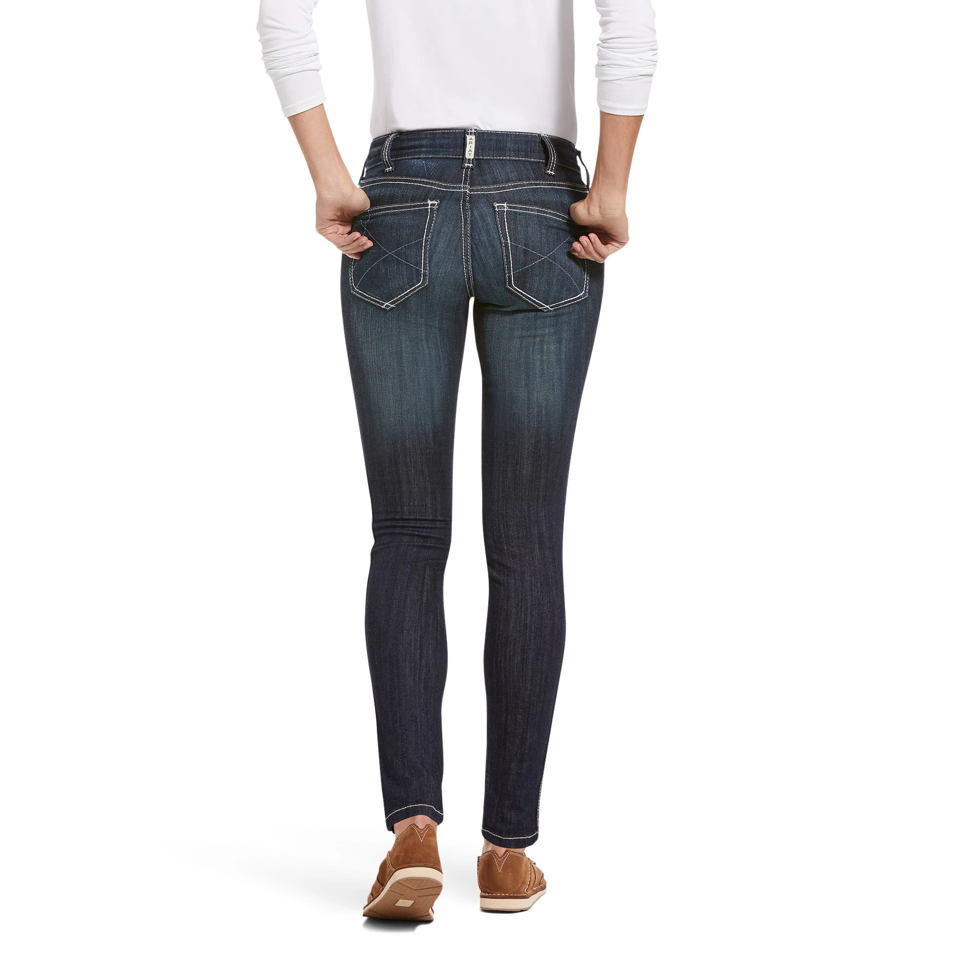 Ariat Womens R.E.A.L Mid Rise Ella Skinny Jeans 8 Ariat Womens R.E.A.L Mid Rise Ella Skinny Jeans - Image 6