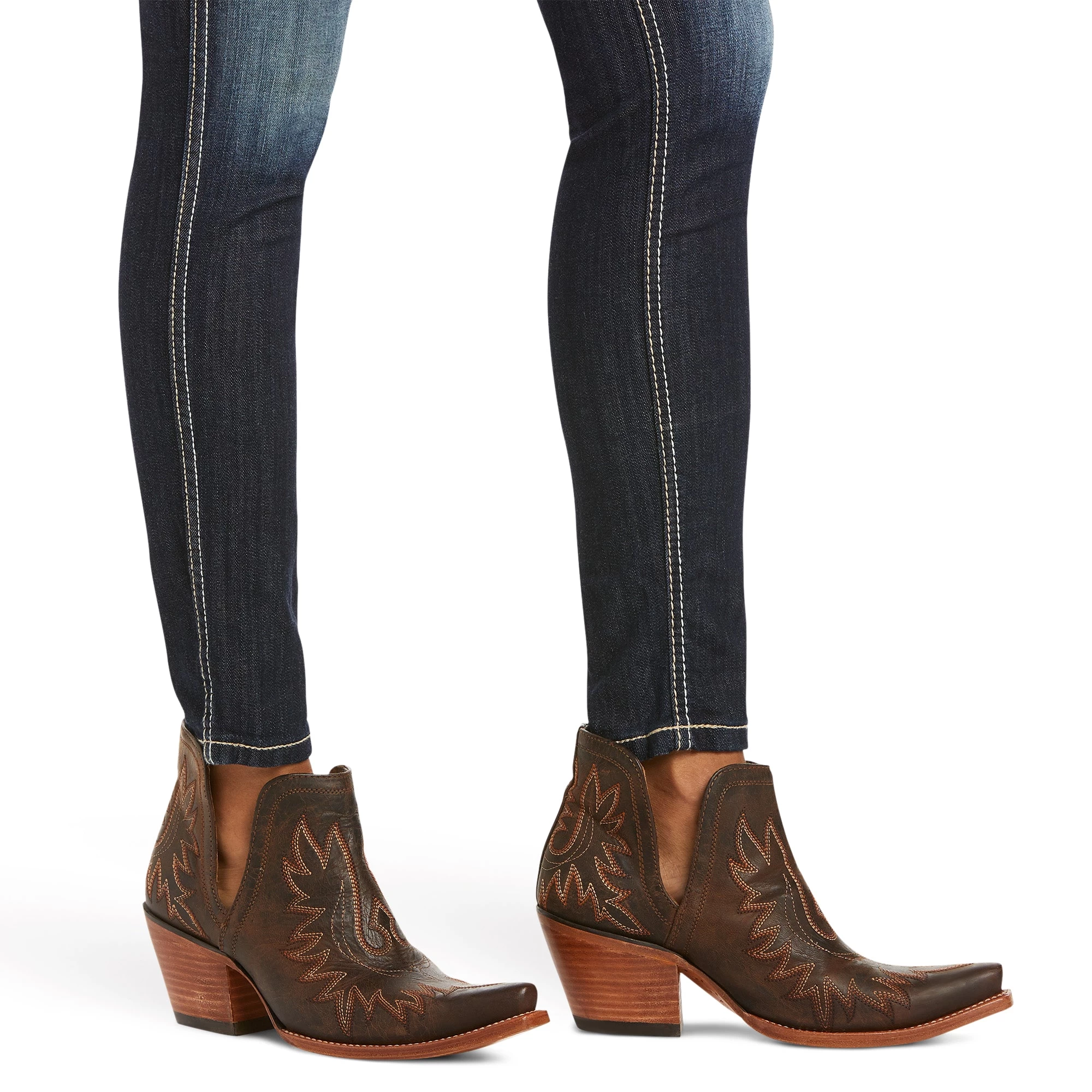 Ariat Womens R.E.A.L Mid Rise Ella Skinny Jeans 9 Ariat Womens R.E.A.L Mid Rise Ella Skinny Jeans - Image 7