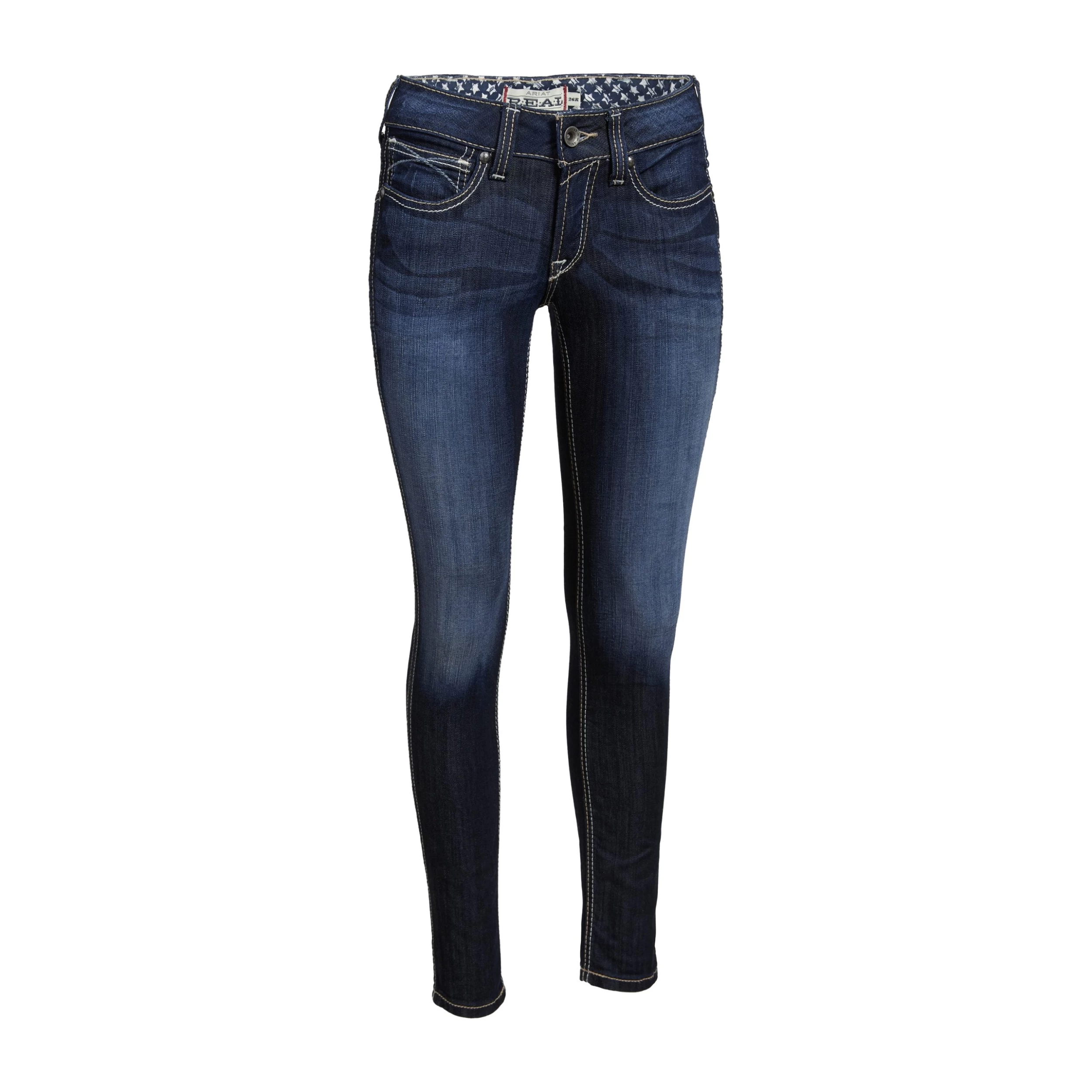 Ariat Womens R.E.A.L Mid Rise Ella Skinny Jeans 6 Ariat Womens R.E.A.L Mid Rise Ella Skinny Jeans - Image 4