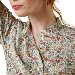 Ariat Womens Clarion Blouse -Western Fashion-Ariat F23 WMS ENGL 10046027 detail01