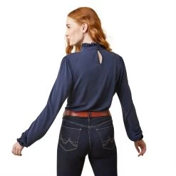 Ariat Womens Inverness Long Sleeve Top 25 Ariat Womens Inverness Long Sleeve Top -Western Fashion-Ariat F23 WMS ENGL 10046340 back