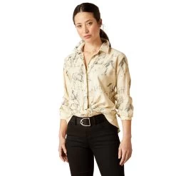 Ariat Womens Larkspur Long Sleeve Blouse