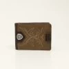 Ariat Bifold Money Clip Boot Stitch -Western Fashion-Ariat ariat bifold money clip boot stitch