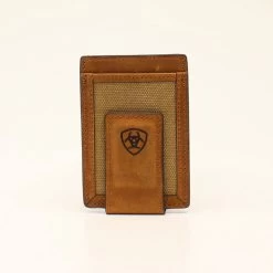 Ariat Canvas Double Stitch Rodeo Wallet -Western Fashion-Ariat ariat canvas double stitch rodeo wallet 3