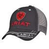 Ariat Rumblin Black/ Grey Cap 1 Ariat Rumblin Black/ Grey Cap -Western Fashion-Ariat ariat rumblin black grey cap