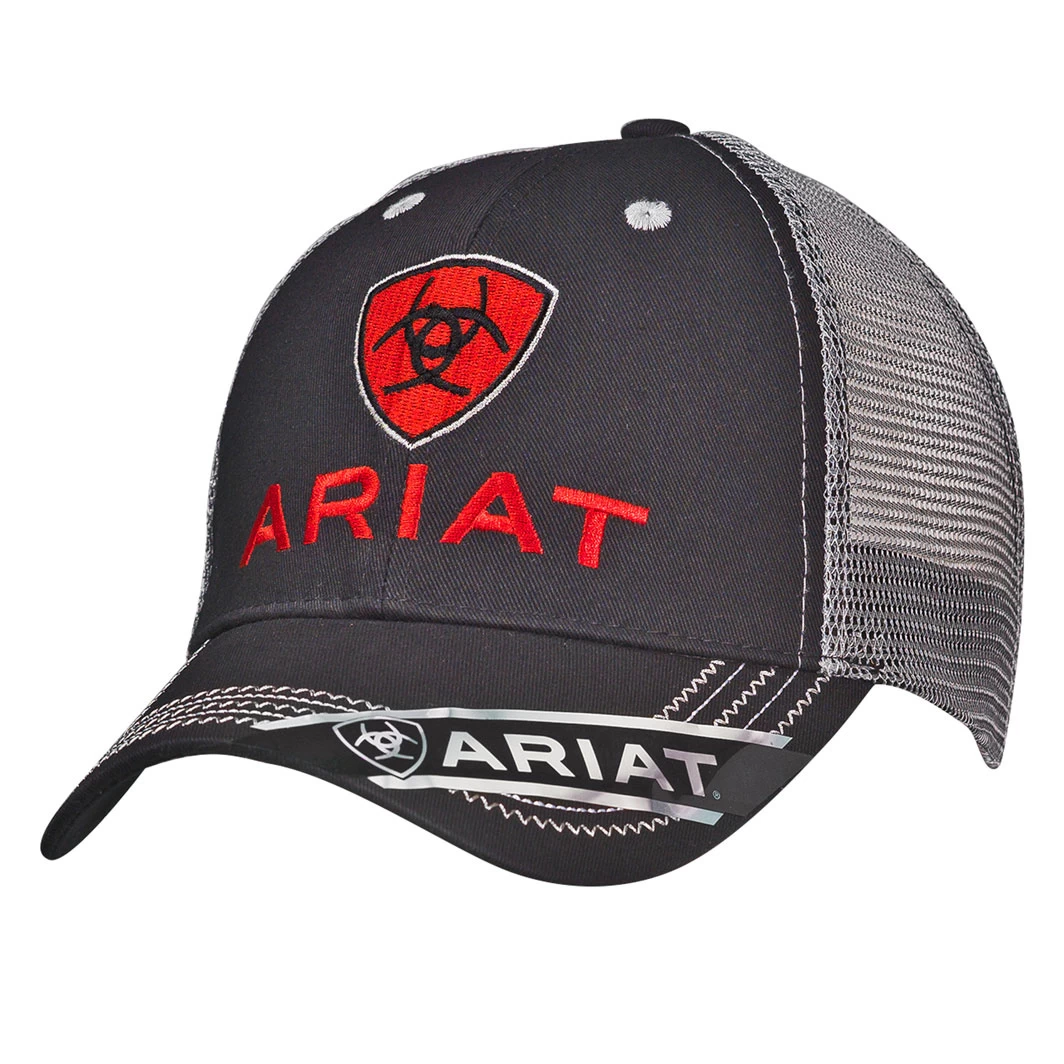 Ariat Rumblin Black/ Grey Cap 3 Ariat Rumblin Black/ Grey Cap