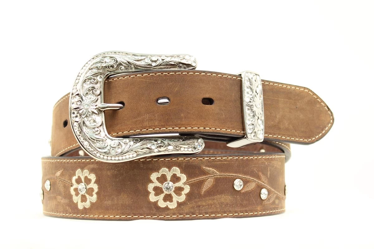 Ariat Scrolling Flowers Belt 3 Ariat Scrolling Flowers Belt