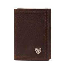 Ariat Trifold Shield Dark Copper Wallet