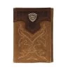 Ariat Trifold Wallet -Western Fashion-Ariat ariat trifold wallet