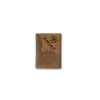 Ariat Two Toned Med. Brown Trifold Wallet -Western Fashion-Ariat ariat two toned med brown trifold wallet
