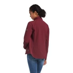 ARIAT WOMENS AGILE SOFTSHELL JACKET - ZINFANDEL -Western Fashion-Ariat b256a595fc0595218994065f0a8401c5