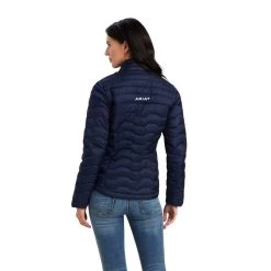 ARIAT WOMENS IDEAL DOWN JACKET - NAVY -Western Fashion-Ariat bd6786bebc121033af2a4383f10383a0