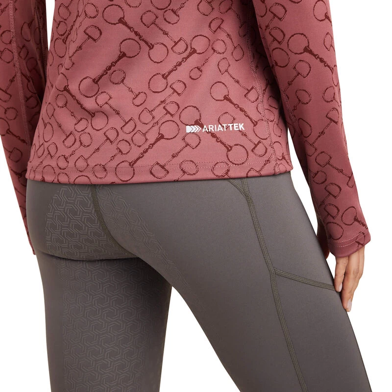 ARIAT WOMENS PROPHECY 1/4 ZIP BASELAYER 5 ARIAT WOMENS PROPHECY 1/4 ZIP BASELAYER - Image 3