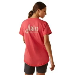 ARIAT WOMENS REBAR WORKMAN GRAPHIC T-SHIRT - TEABERRY -Western Fashion-Ariat ca972b7b2610d7ce24a623ae33b3777b