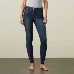 ARIAT WOMENS HALO DENIM KNEE PATCH BREECH