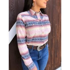 ARIAT WOMENS REAL RADIANT SNAP-ORANGE GLAZE