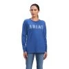 ARIAT WOMENS REBAR COTTON STRONG BLOCK LONG SLEEVE TEE -Western Fashion-Ariat feeae2adb70e5c3b59d33ebadc477372